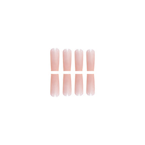 Pink Ballet-Inspired Long Fall Nails 24-Piece Wholesale Set