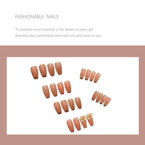 24 Detachable Butterfly Ballet Nail Tips