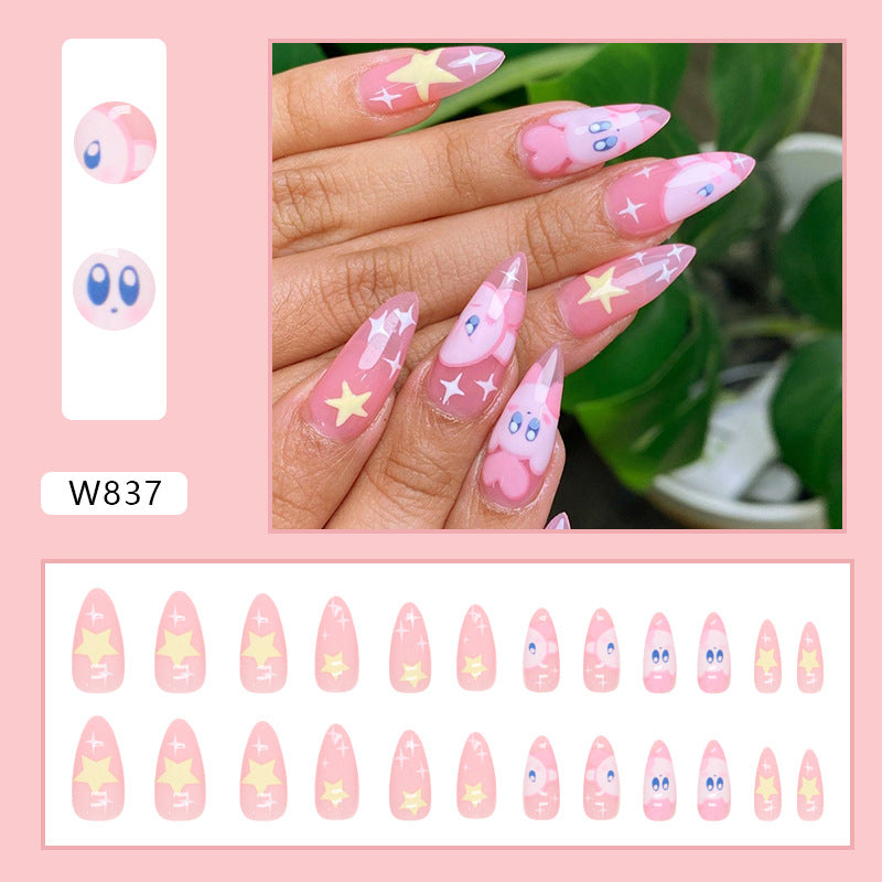 Cute Star Pink Kids' Nail Stickers