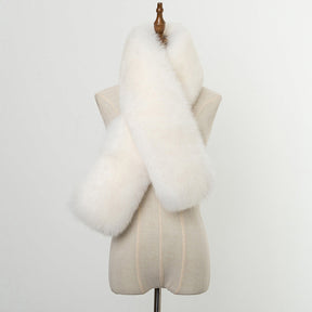 Winter Fox Fur Scarf & Shawl - Warm & Stylish