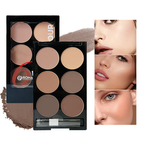 6-Color Matte Highlight and Contour Palette