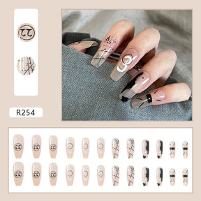 Chic Fall Nails: Reusable Ballet Nail Wraps for Instant Glamour