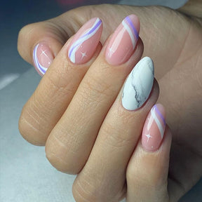 Short INS Style Nail Tips for Chic Manicures