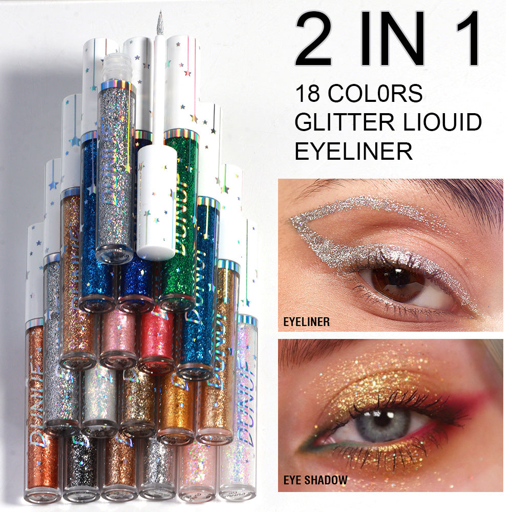 6-Piece Glitter Liquid Eyeliner Set