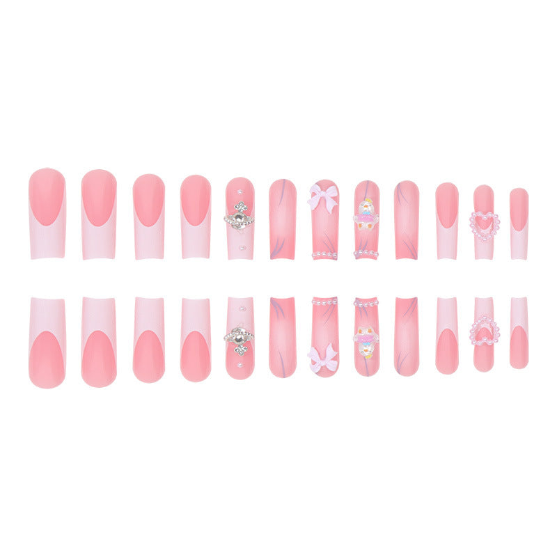 Candy-Themed Removable Nail Tips, Sweet Style