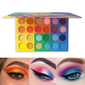 24-Color Glitter and Matte Eye Shadow Palette