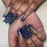 Shiny Diamond European Long Nails