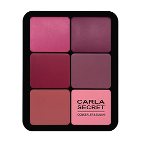 12-Color Blush Palette - Matte & Shimmer, High-End Finis