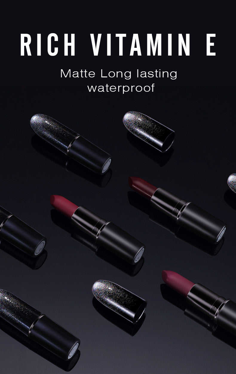 6-Color Matte Lipstick Set - Long-Lasting