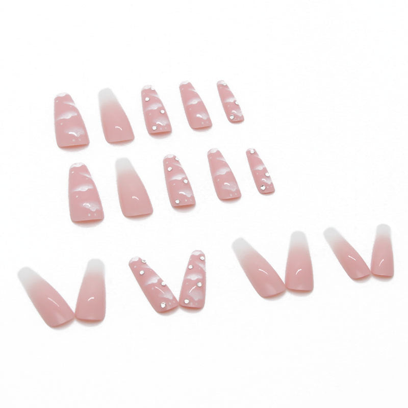 Detachable Long Ballet Nails, Ready-to-Wear Nail Tips