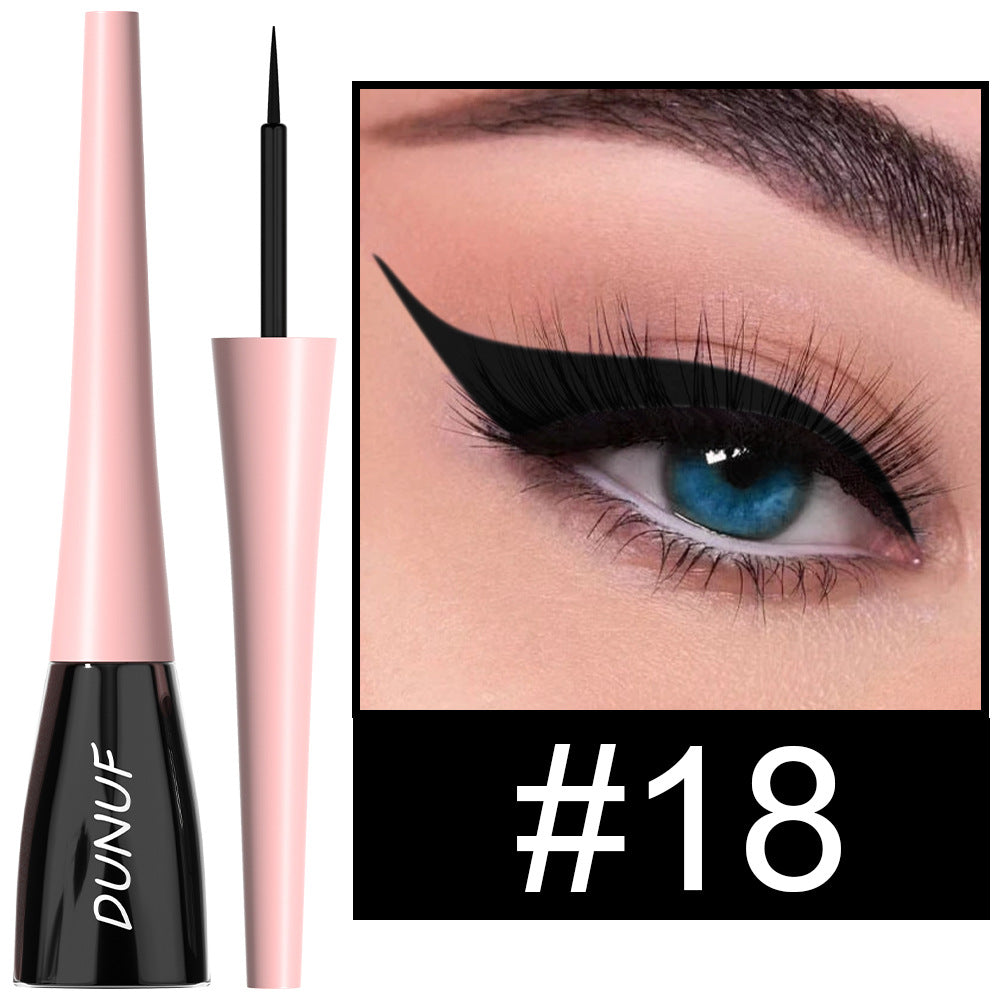 18-Color Long-Lasting Waterproof Liquid Eyeliner Pen