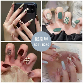 Chic Fall Nails: Reusable Ballet Nail Wraps for Instant Glamour