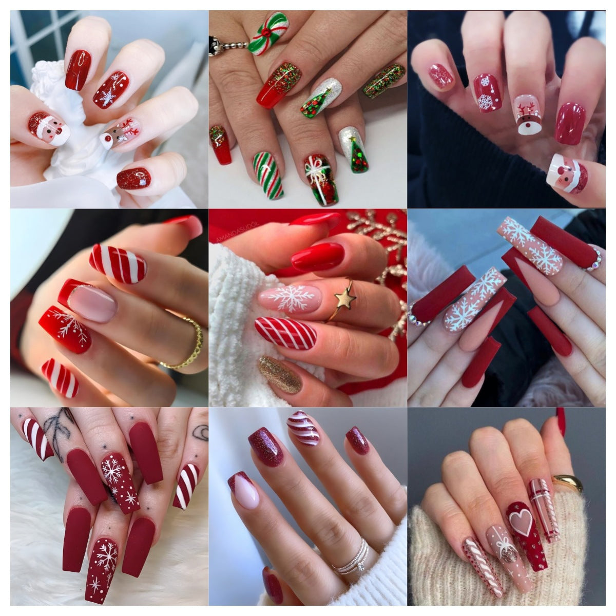 Christmas Press-On Nail Tips