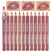 12-Color Matte Lipstick Pen - Long-Lasting, Non-Transfer