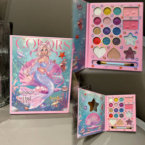 Best-Selling Mermaid Princess Eyeshadow Palette - Matte & Shimmer