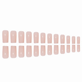 24 Pieces Nude Long Tapered Nails for Edgy Style