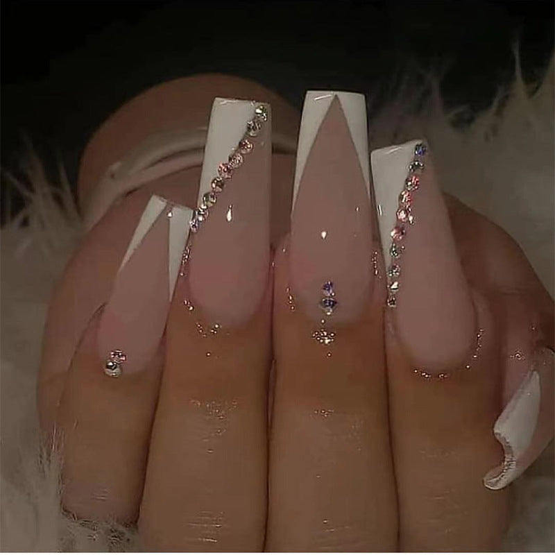 Detachable Long Nail Tips for Elegant Manicures