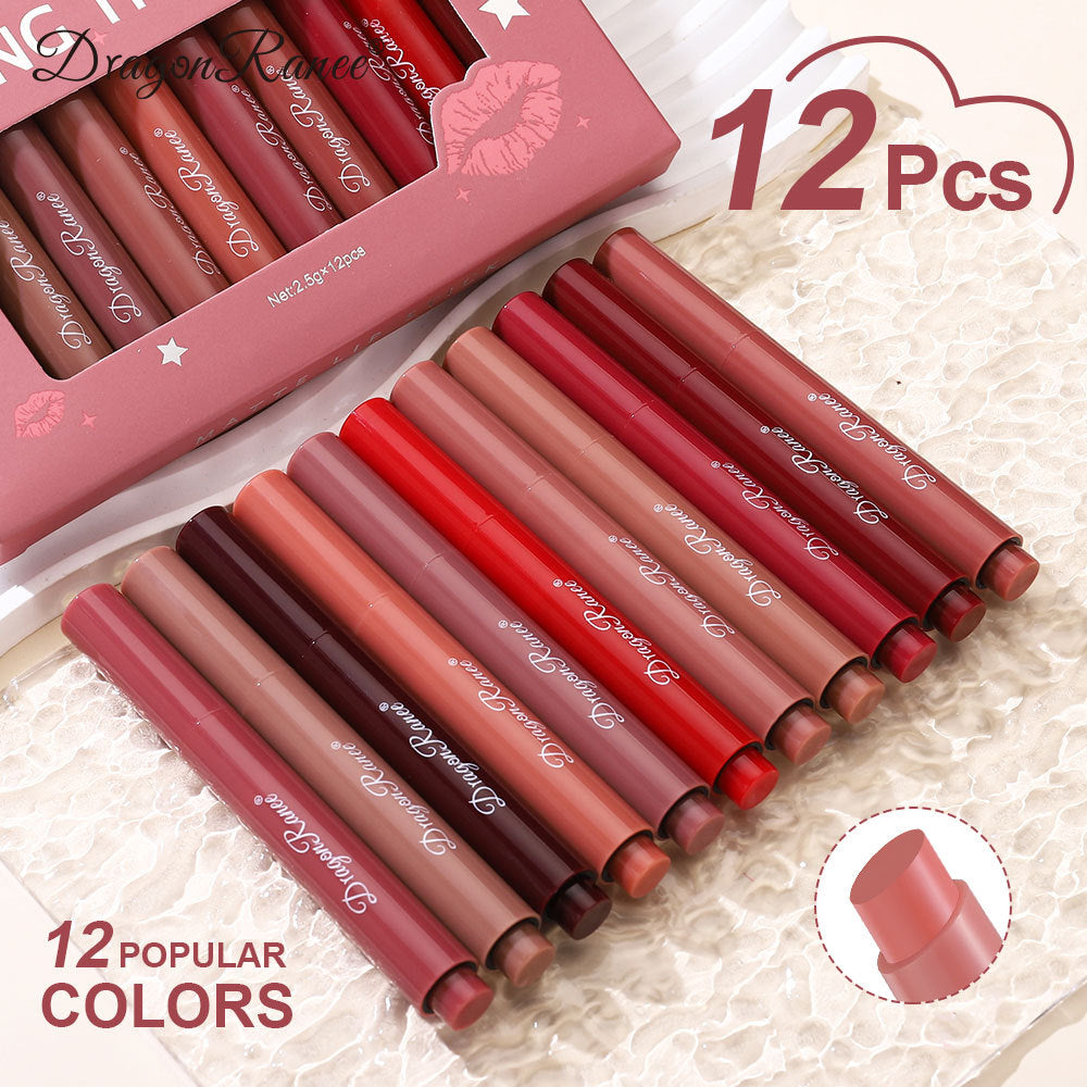 12-Pack Jelly Lipstick Pen Set, Hydrating and Shiny