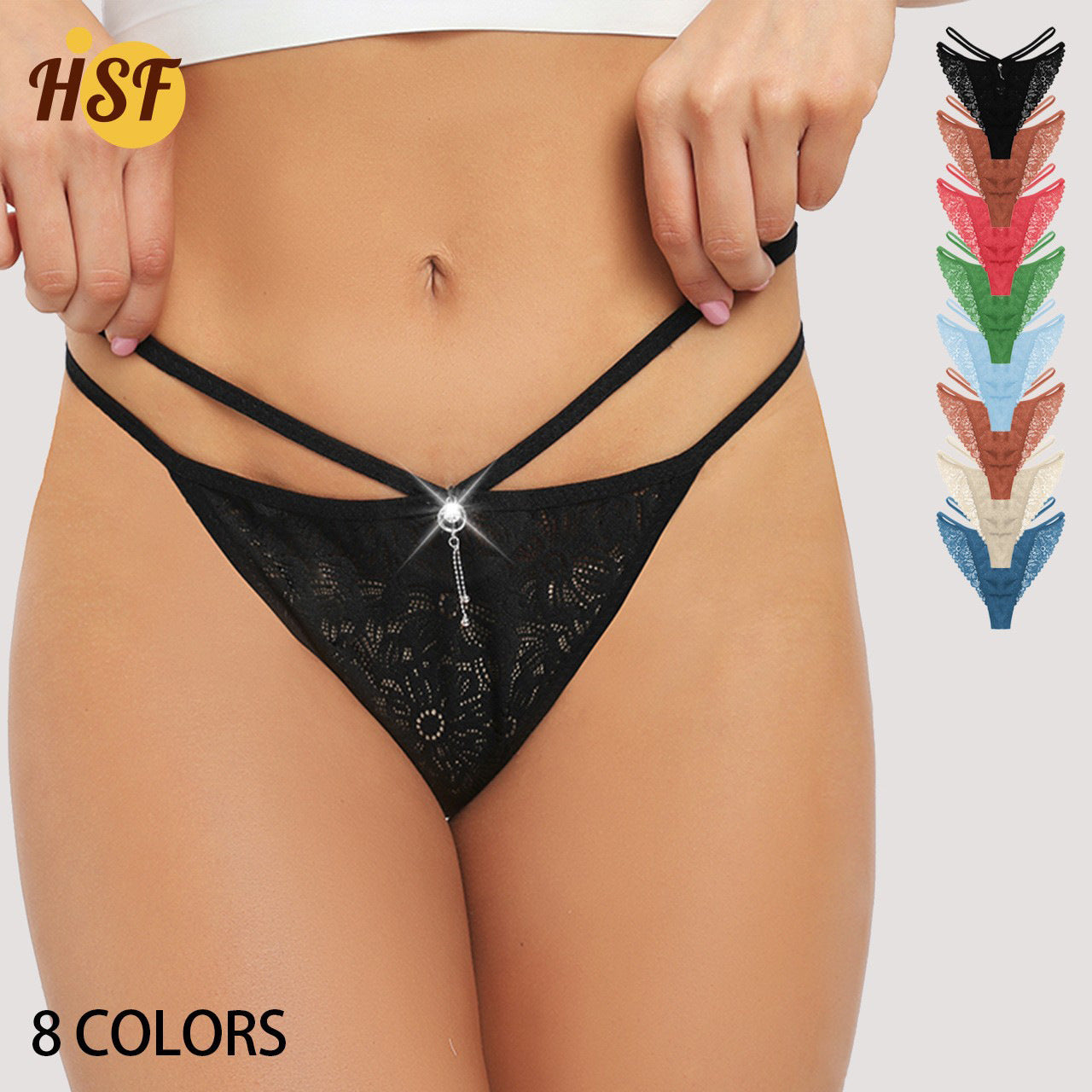 Sexy Comfort Pendant Lace Thongs