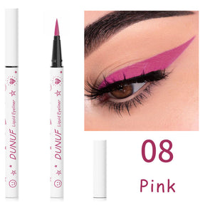 12-Color Long-Lasting Waterproof Liquid Eyeliner