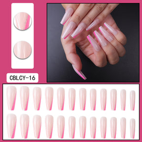 Removable Nail Extensions, Elegant Ballet Style