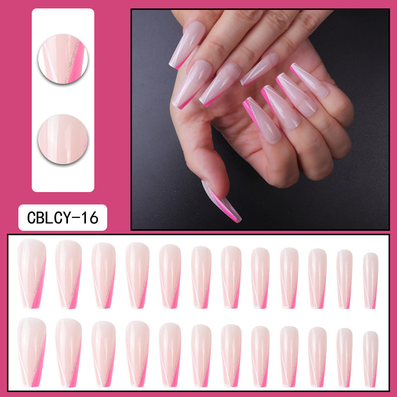 Removable Nail Extensions, Elegant Ballet Style