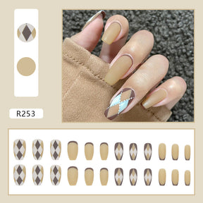 Chic Fall Nails: Reusable Ballet Nail Wraps for Instant Glamour