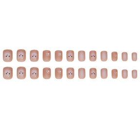 Cute Cartoon Cat Claw Nails, Versatile Style, 24 Pieces