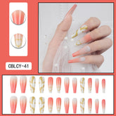 Detachable Long Nail Tips for Elegant Manicures