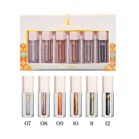 6-Pack Liquid Shimmer Highlighter for Under-Eye