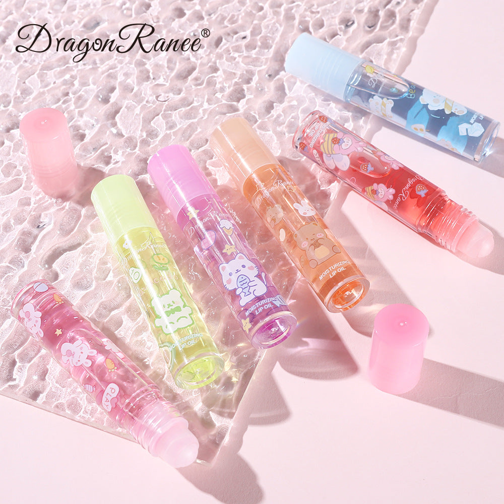 Cute Clear Lip Oil for Hydration and Moisture