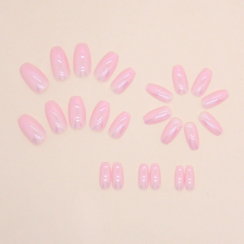 Short Ballet Aurora Barbie Pink Nails, Summer Trend