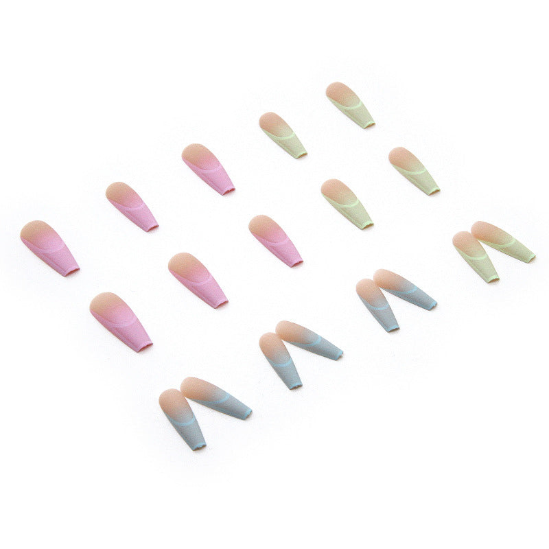 Colorful Long Ballet Detachable Nails