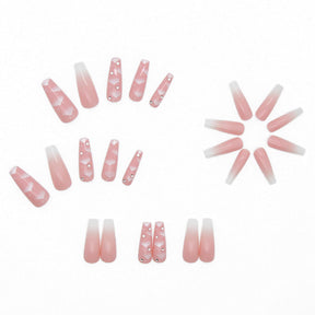 Detachable Long Ballet Nails, Ready-to-Wear Nail Tips