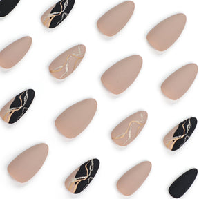 Yiwu Detachable Nail Art Tips, Almond Shape Wearable Nails