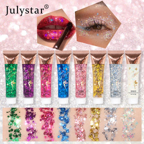 Mermaid Scale Jelly Glitter Eye and Body Shadow