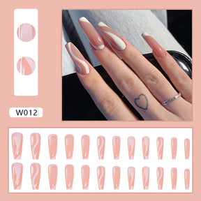 Detachable Long Ballet Nails, Reusable Nail Tips