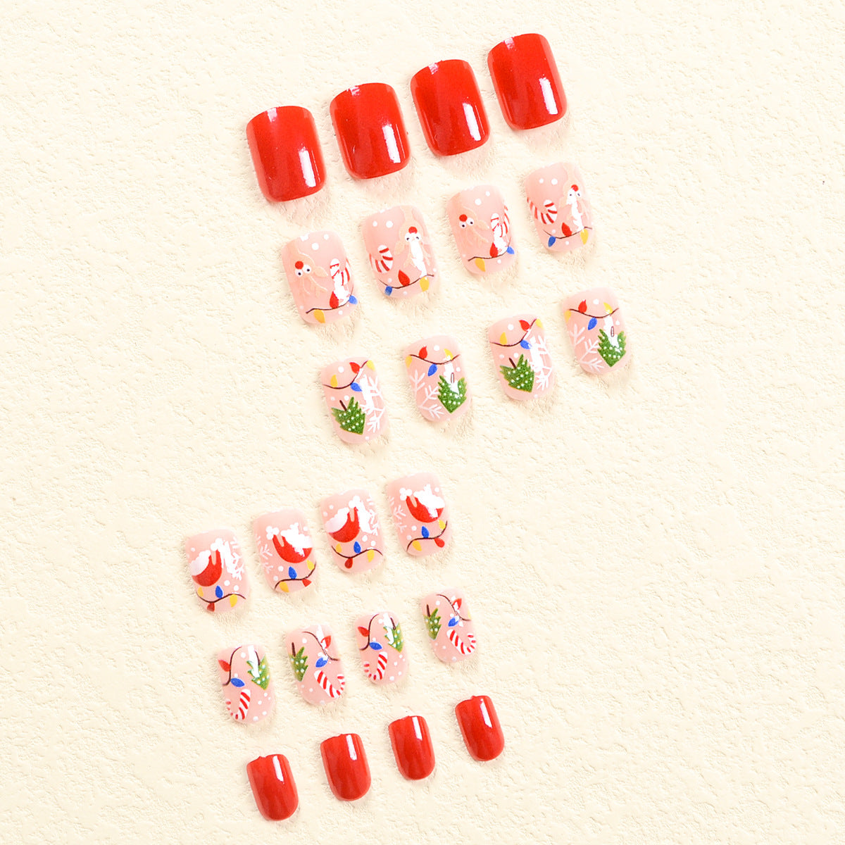 Cute Reindeer Christmas Nails, Festive and Adorable