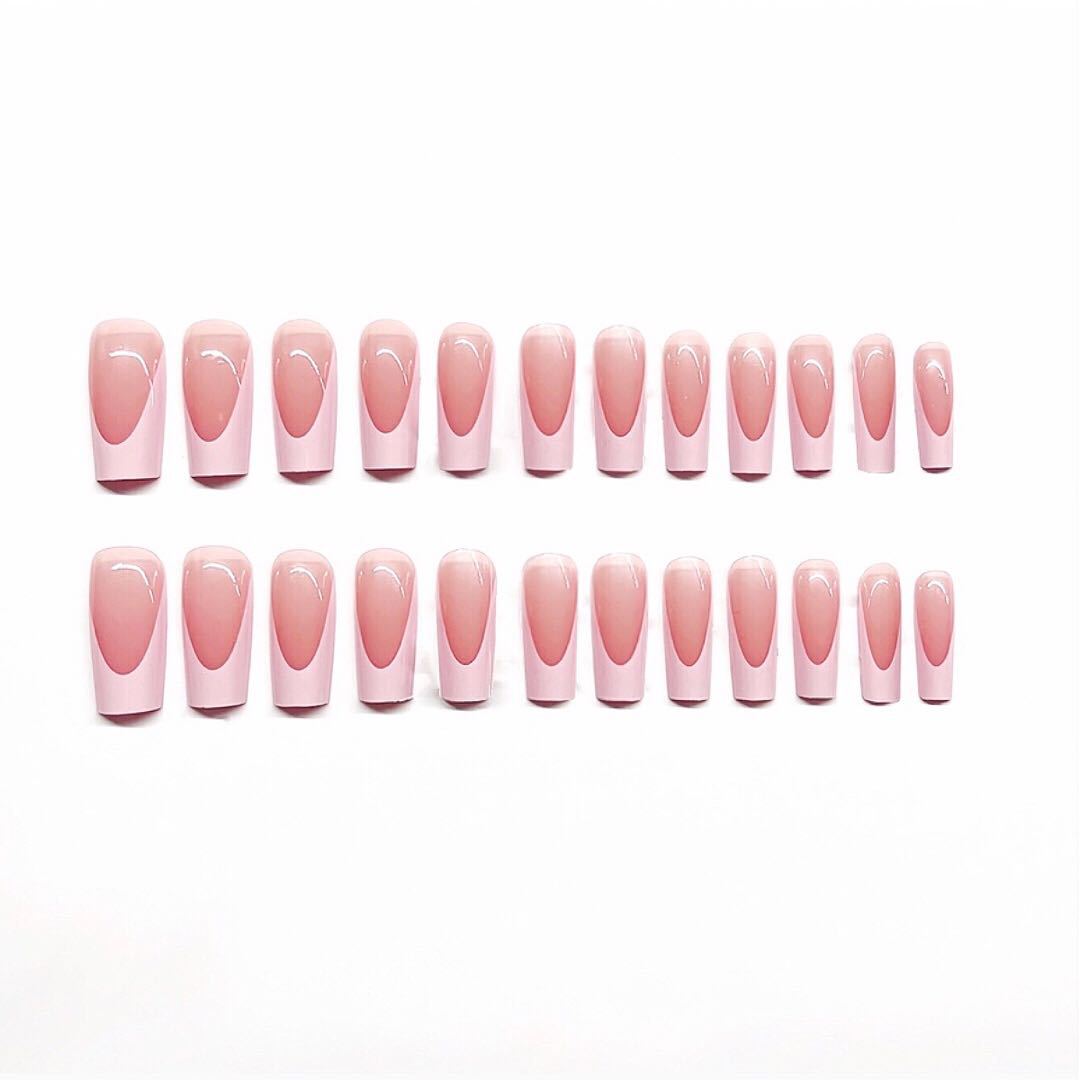 Classic Pink French Manicure & Pedicure Set