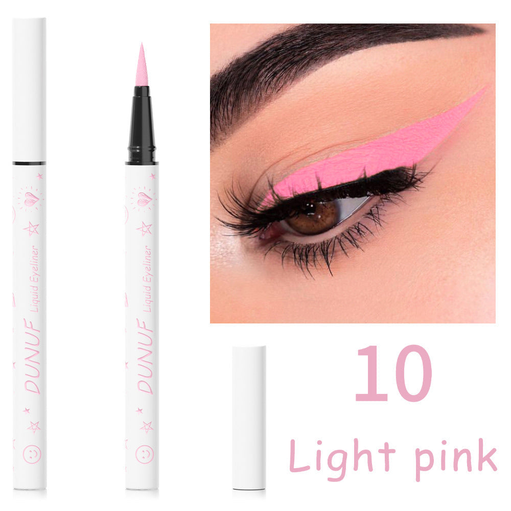 12-Color Long-Lasting Waterproof Liquid Eyeliner