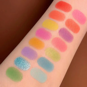 Sweet Party 15-Color Matte and Shimmer Eyeshadow Palette