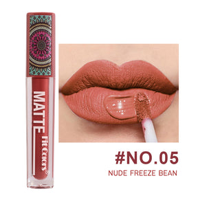 6-Color Matte Non-Transfer Lip Gloss