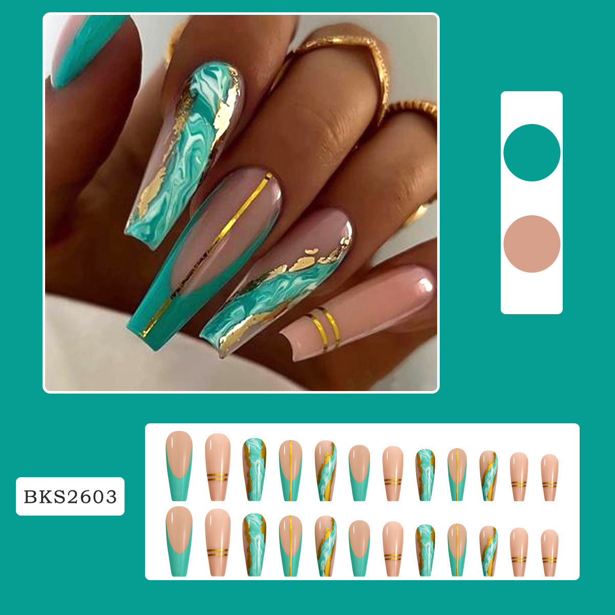 Trendy Summer INS Style Nail Tips