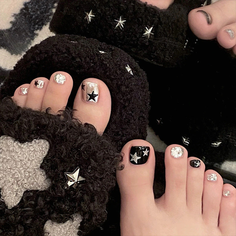 Matching Star Toe Nail Stickers for Feet