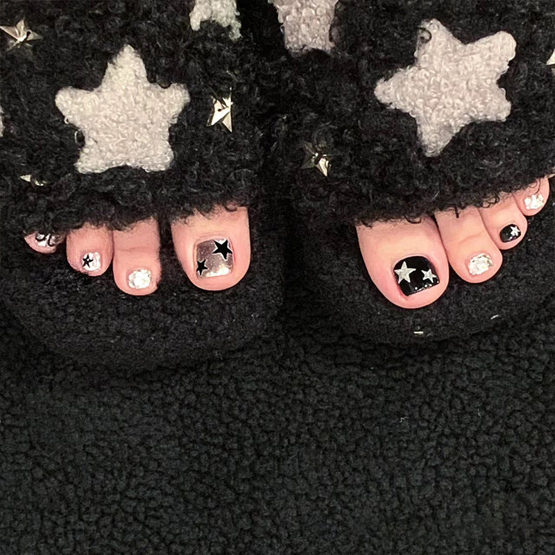 Matching Star Toe Nail Stickers for Feet