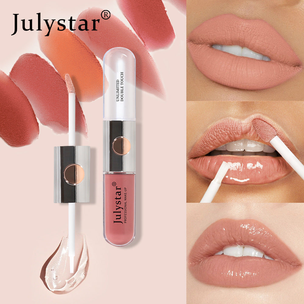 Easy-to-Apply Double-Ended Mirror Lip Gloss