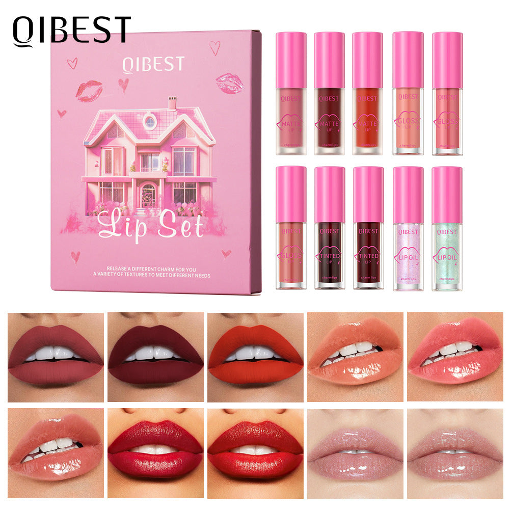 Moisturizing Lipstick and Lip Oil Set