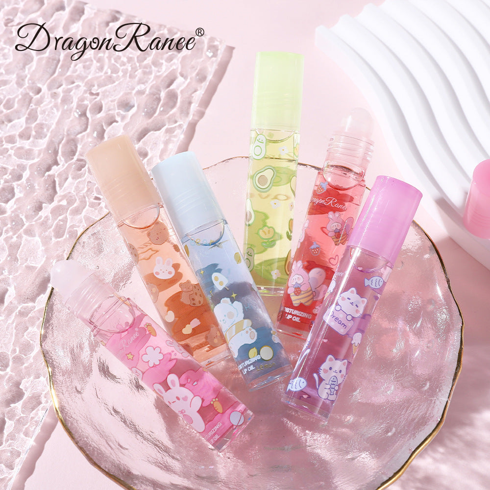 Cute Clear Lip Oil for Hydration and Moisture