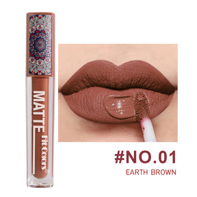 6-Color Matte Non-Transfer Lip Gloss