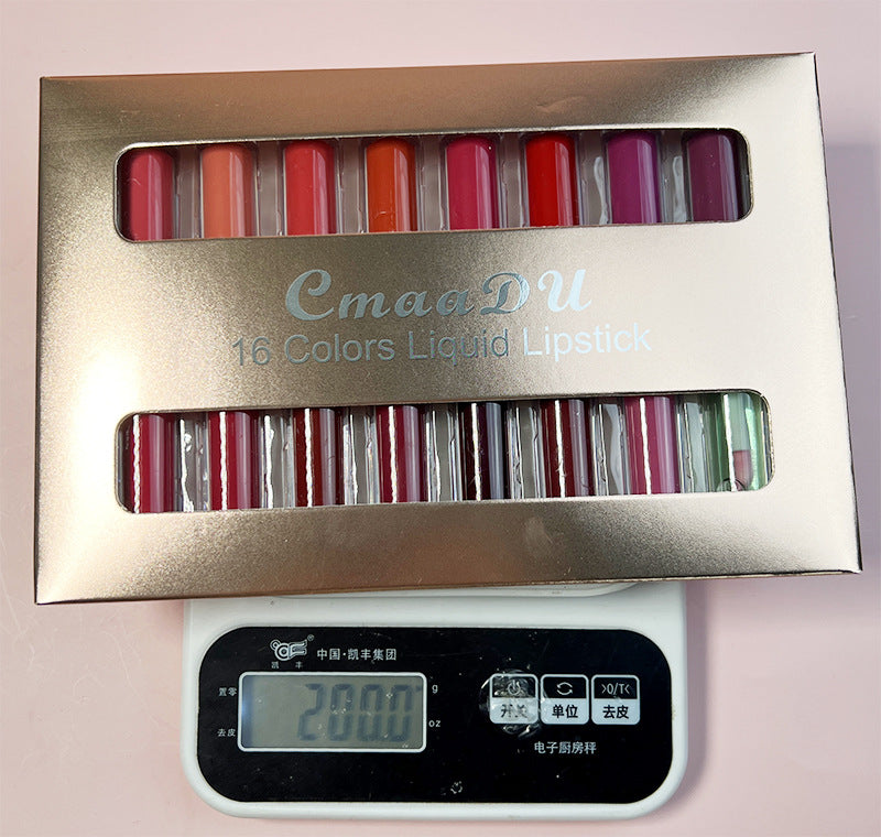 8-Piece Dual-Ended Long-Lasting Lip Gloss Set